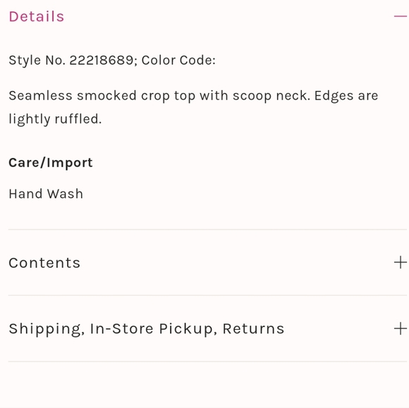 Nwot Free People Intimately Custom Tie Dye Smocked Crop Top - Picture 10 of 10